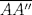 TEX: $\overline{AA''}$