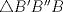TEX: $\triangle B'B''B$