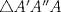 TEX: $\triangle A'A''A$