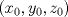 TEX: $(x_0,y_0,z_0)$