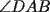 TEX: $\angle{DAB}$