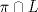 TEX: $\pi \cap L$