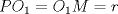 TEX: $PO_1 = O_1M=r$