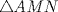 TEX: $\triangle AMN$