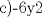 TEX: c)-6y2