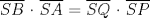 TEX: $\overline {SB}$  $\cdot$  $\overline {SA}$ = $\overline {SQ}$ $\cdot$ $\overline {SP}$