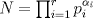 TEX: $N=\prod_{i=1}^{r} p_i^{\alpha_i}$