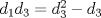 TEX: $d_1d_3=d_3^2-d_3$