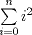TEX: <br />$\sum\limits_{i = 0}^n {i^2 }$ <br />