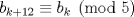 TEX: $b_{k+12}\equiv b_k\pmod 5$