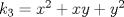 TEX: $k_3=x^2+xy+y^2$