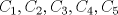 TEX: $C_1, C_2, C_3, C_4, C_5$