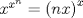 TEX: $x^{x^n }  = \left( {nx} \right)^x$