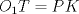 TEX: \[<br />O_1 T = PK<br />\]<br />