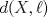 TEX: $d(X,\ell)$