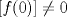 TEX: $[f(0)]\not =0$