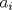 TEX: \[a_i\]
