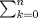TEX: $\sum_{k=0}^{n}$