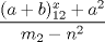 TEX: $\dfrac{(a+b)^x_{12}+a^2}{m_2-n^2}$