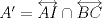 TEX: $A'=\overleftrightarrow {AI}\cap  \overleftrightarrow {BC}$