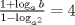 TEX: $\frac{{1 + \log _a b}}{{1 - \log _{a^2 } }} = 4$