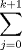 TEX: $\displaystyle \sum_{j=0}^{k+1}$